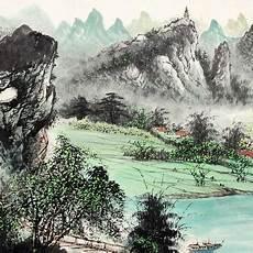 中堂山水画能对着门吗