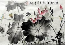 国画荷花横幅高清