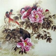国画牡丹题字
